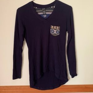Rue21 Navy Blue Long Sleeve